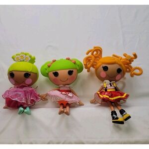 Lalaloopsy 12" Dolls - Set Of 3- Dyna Might- Pix E Flutters - Ember Fliker Flame
